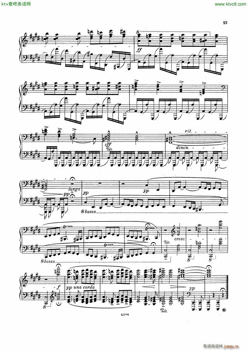 Bortkiewicz Op29 12 Etudes Nouvelles Book 1(V)12