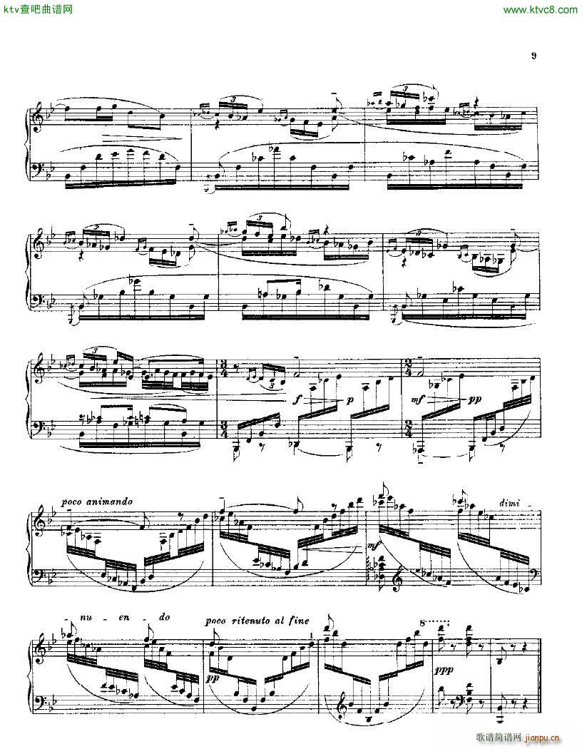 Balakirev Piano Sonata In B Flat Minor(V)8