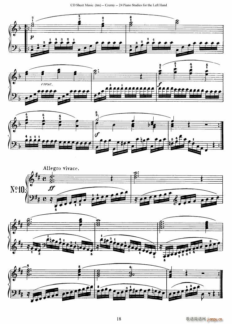 Left Hand Etudes(V)18