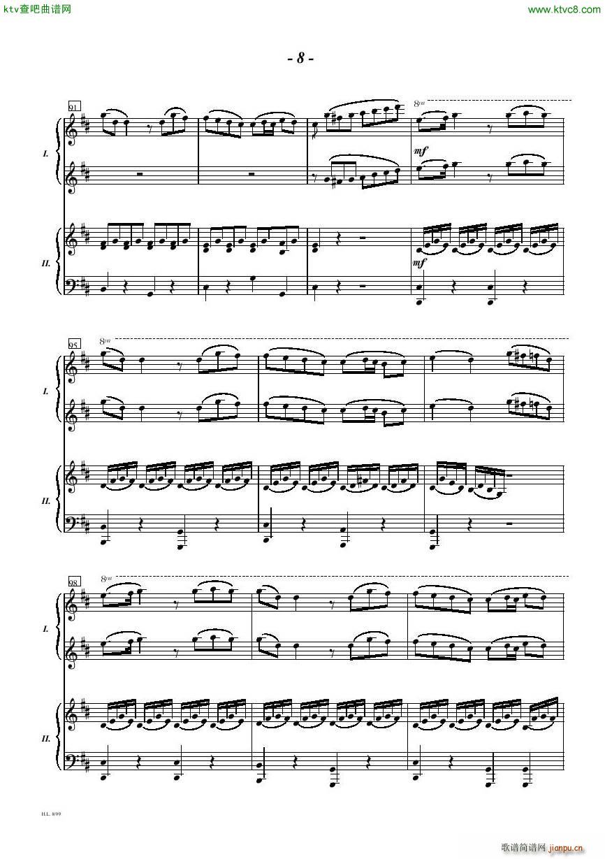 Diabelli Sonata Op33 For Two Pianos(V)8