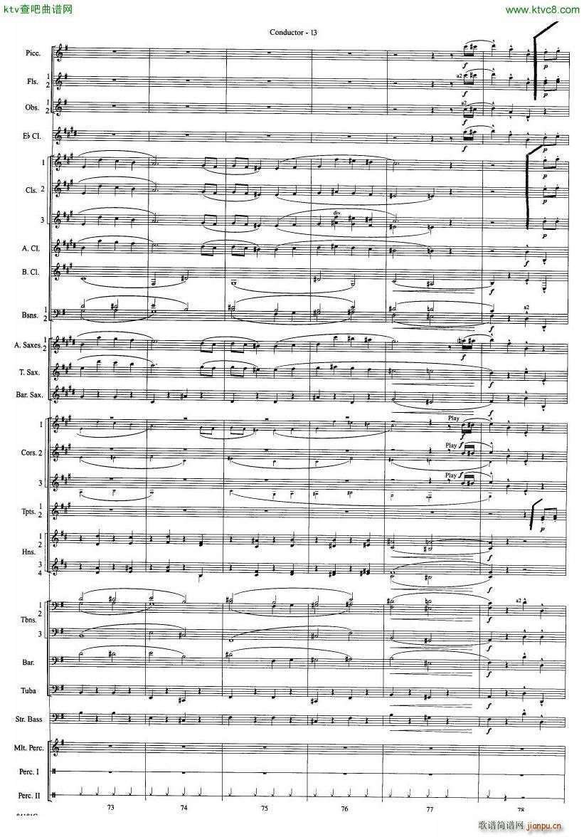Anderson Sleigh Ride full score(V)14