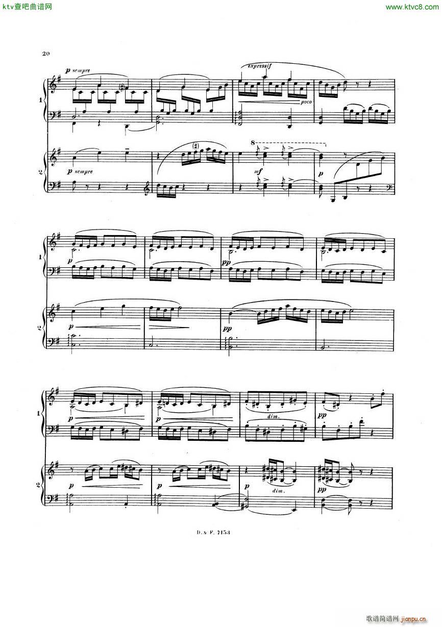 busser debussy Petite Suite 2P(V)20