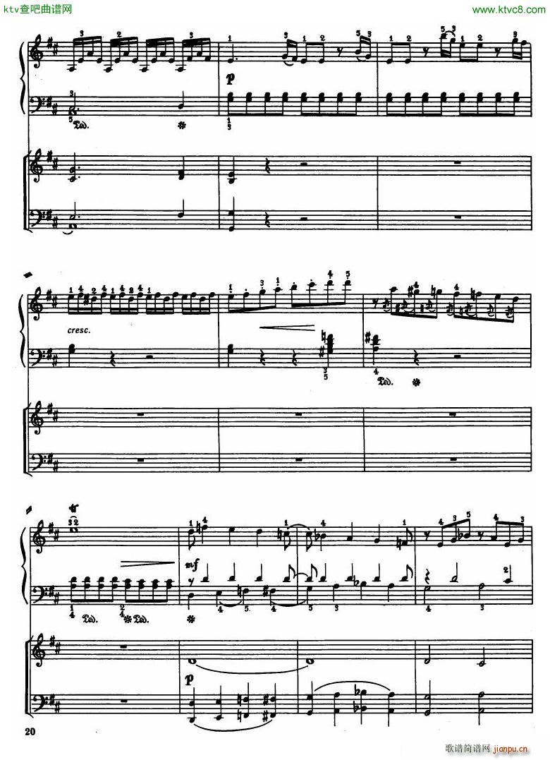 Haydn Piano Concerto in D Major 2pf(V)18