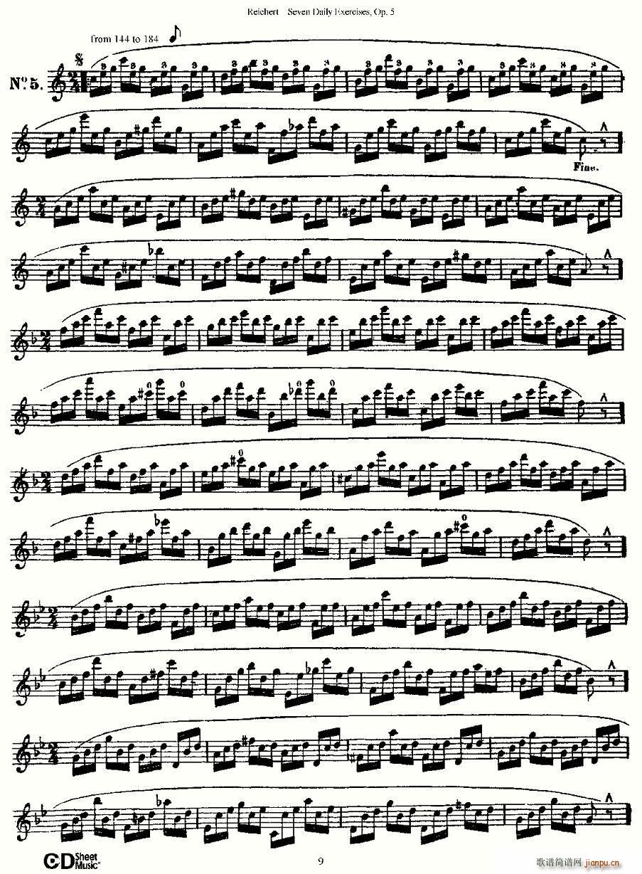 Seven Daily Exercises, Op.5(ʮּ)9