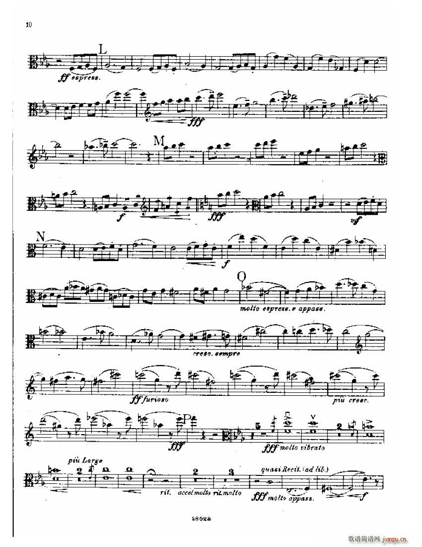 Bowen viola sonata No 1 Va part(V)10