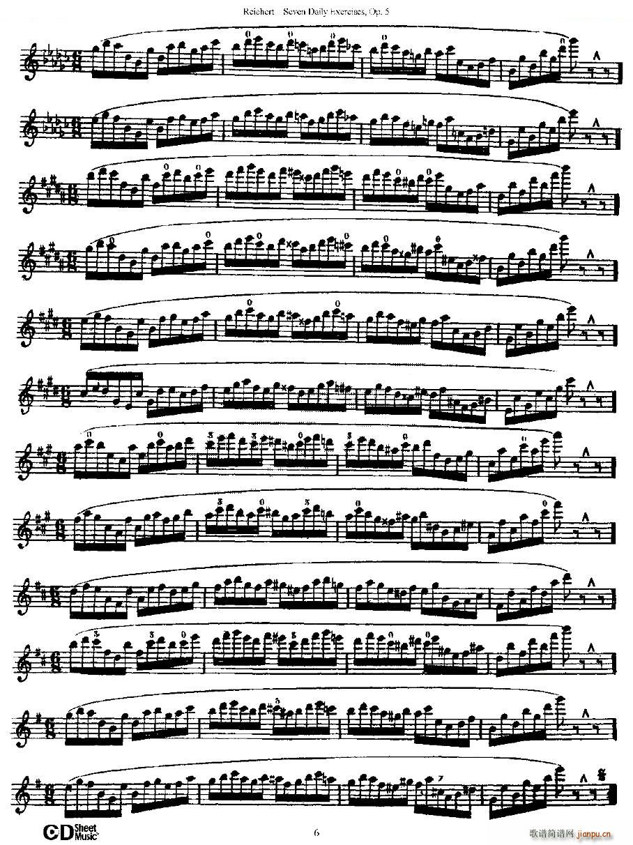 Seven Daily Exercises Op 5 ÿվ Ʒ5̖ ~(ʮּ)6