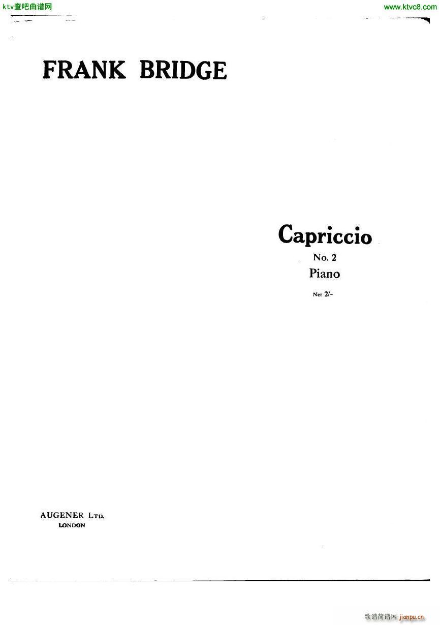 Frank Bridge Capriccio2(V)1