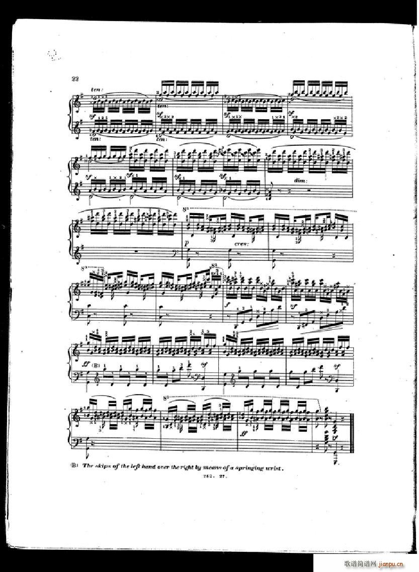 Czerny Etudes de la velocite book II(V)20