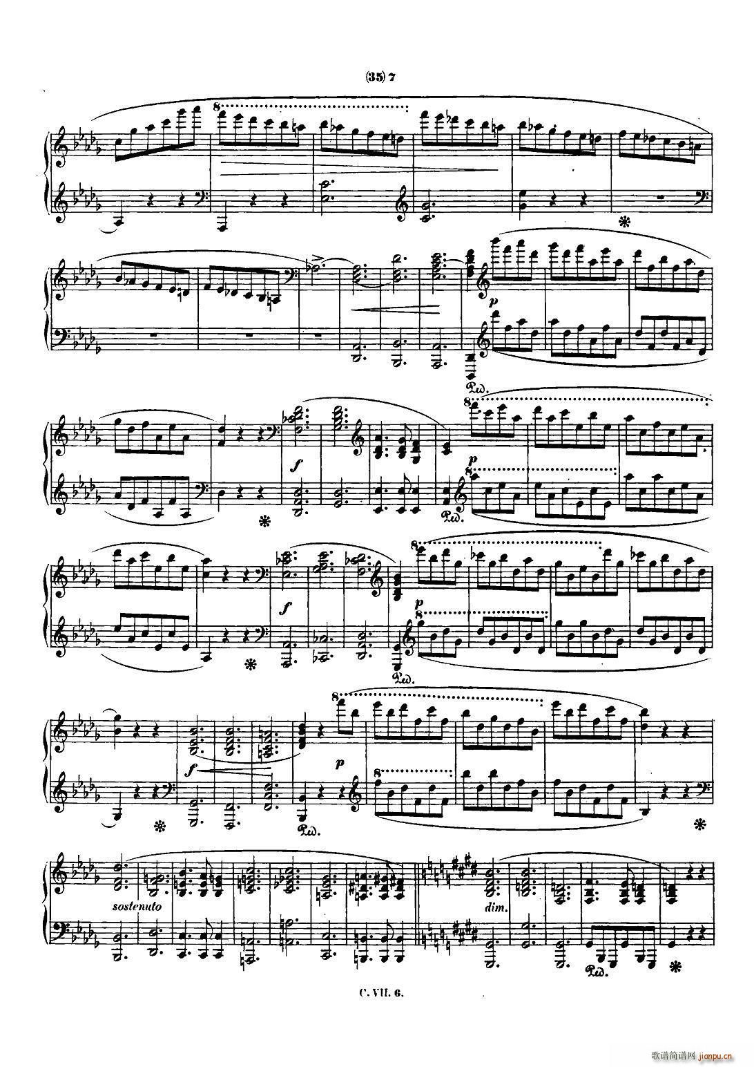 Ф Co Chopin Scherzo No 3 cС{ Op 39(V)6