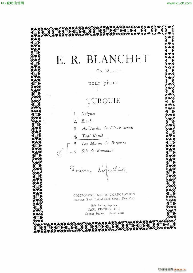 Blanchet Op 18 Turquie(V)1