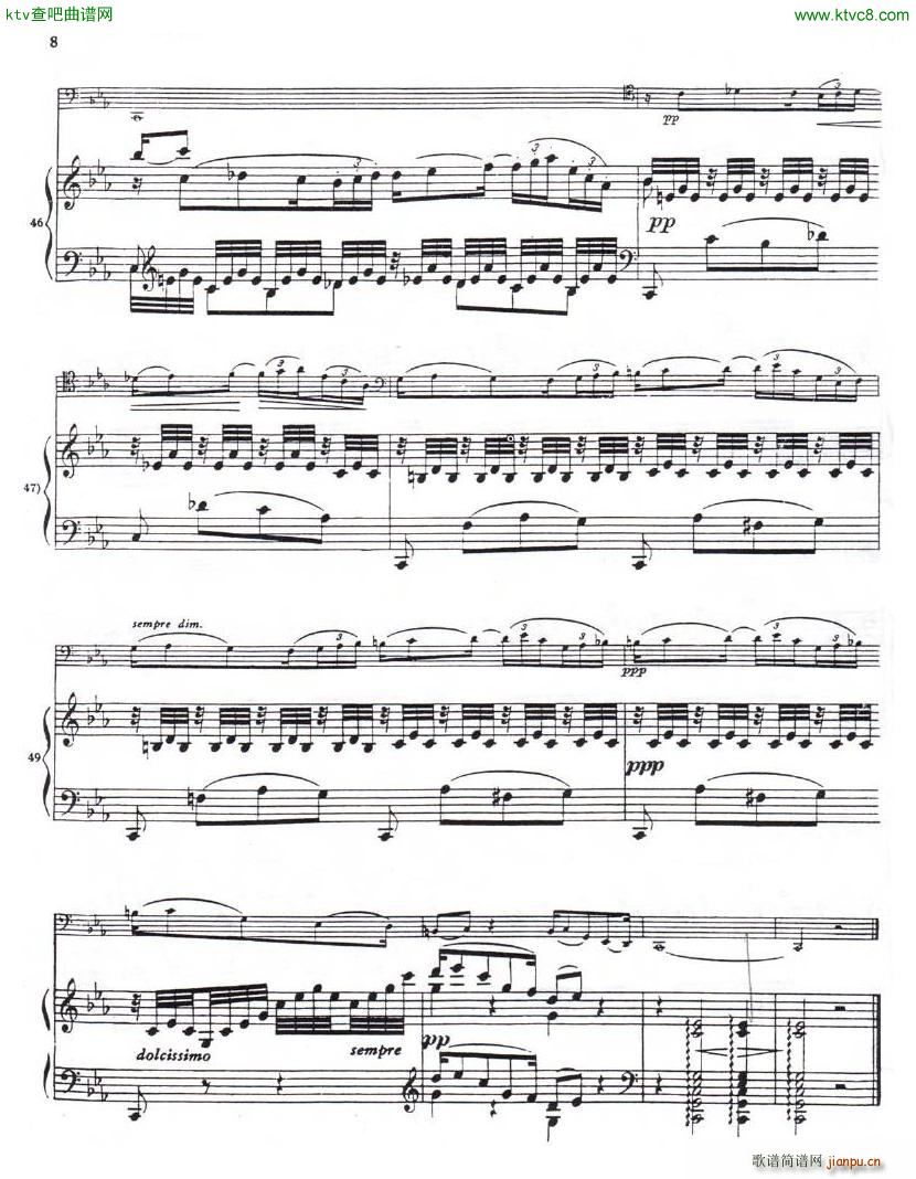 Faure Elegie for piano and cello(V)7