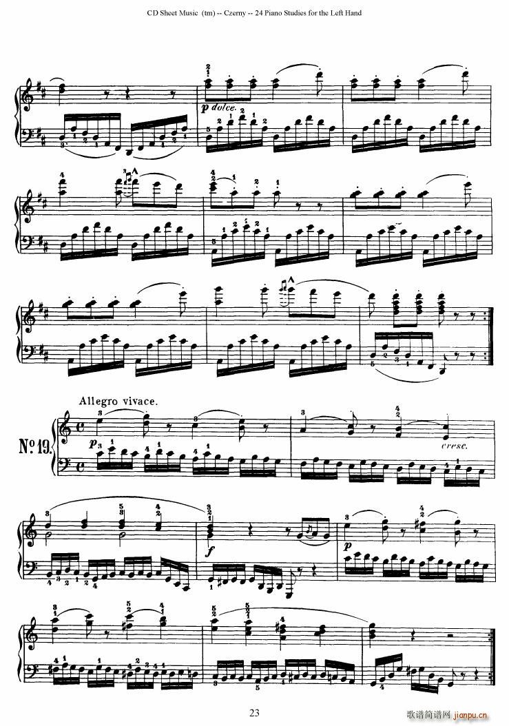 Left Hand Etudes(V)23