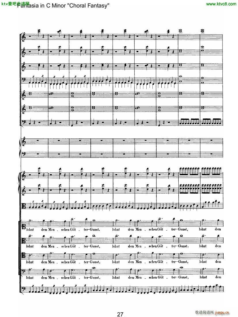 Beethoven op 80 Choral Fantasy (V)12