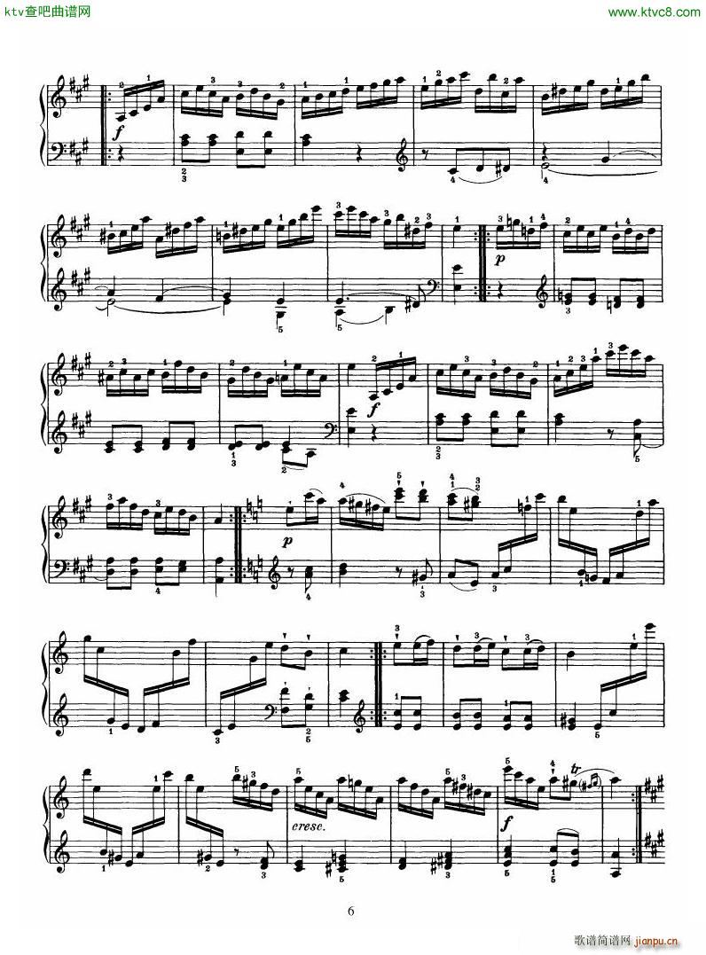 Haydn Piano Sonata No 36 In C(V)6