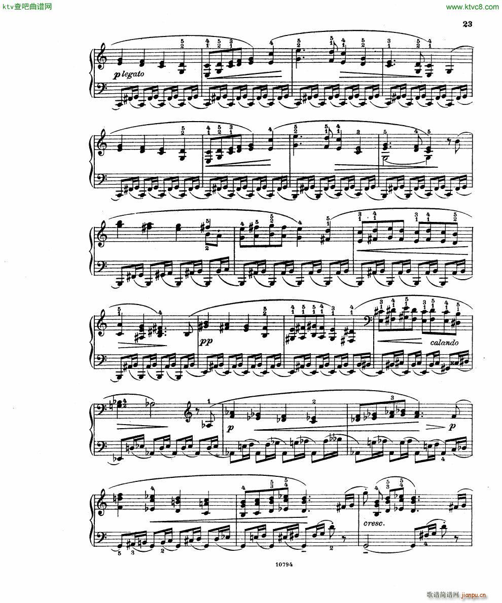 Fuchs Robert Improvisation pour clavier op 11(V)21