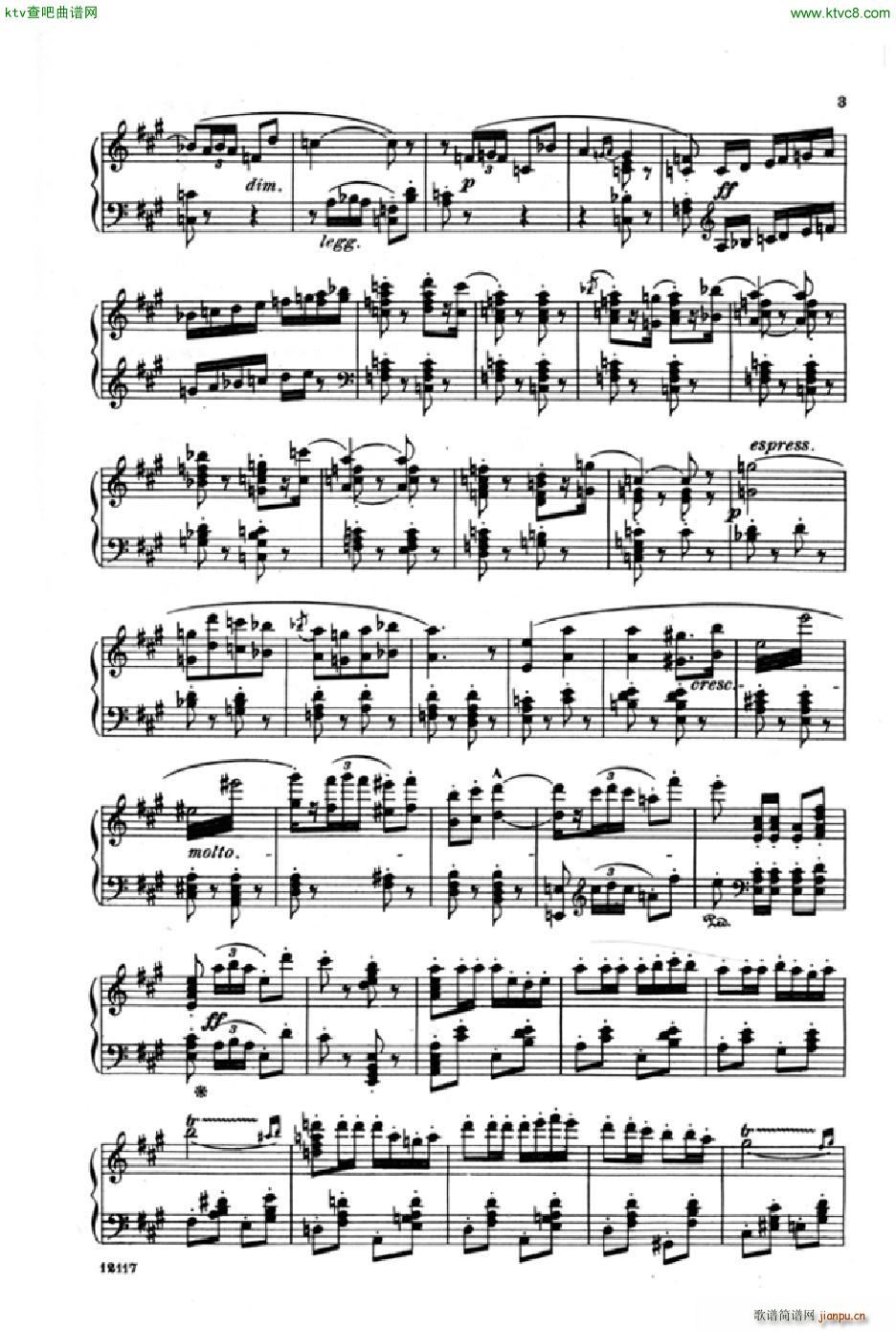 Bizet Carmen Overture from vocal score(V)3