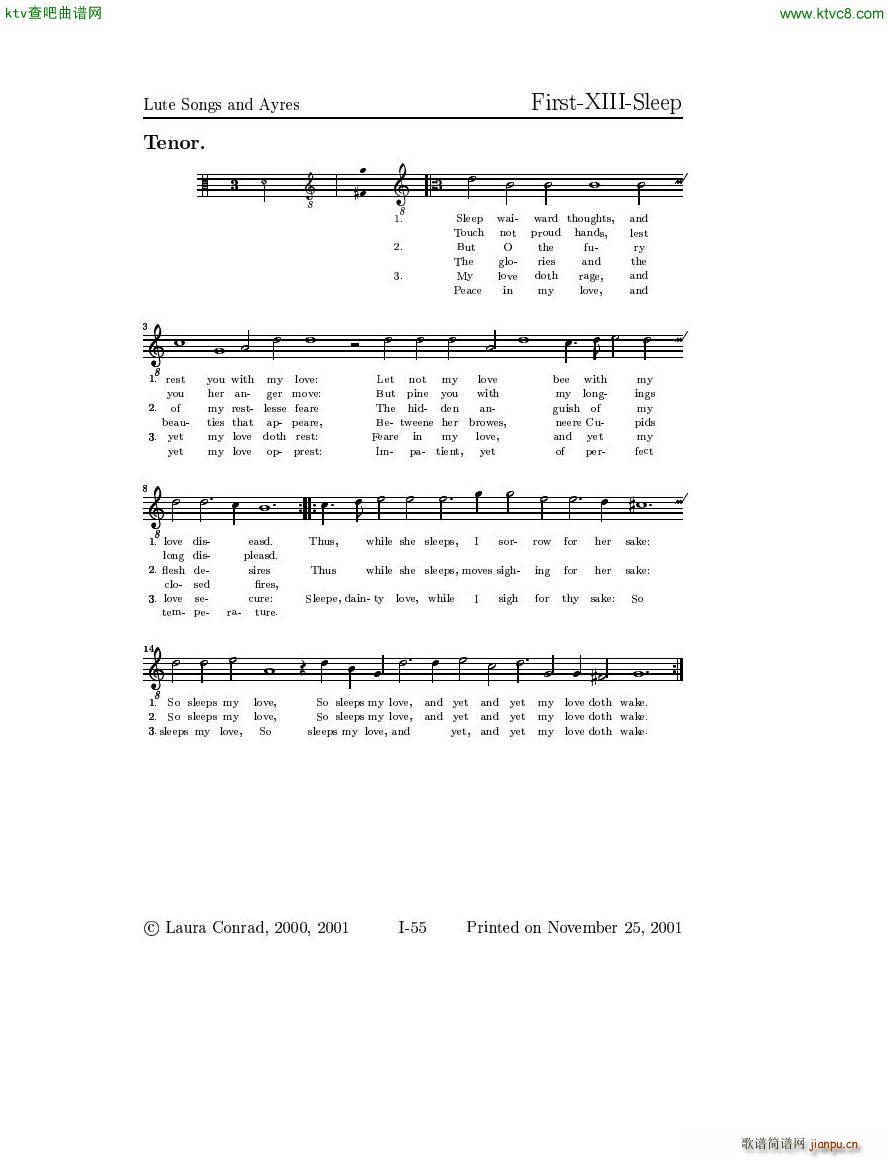 Dowland Lute Music (V)11