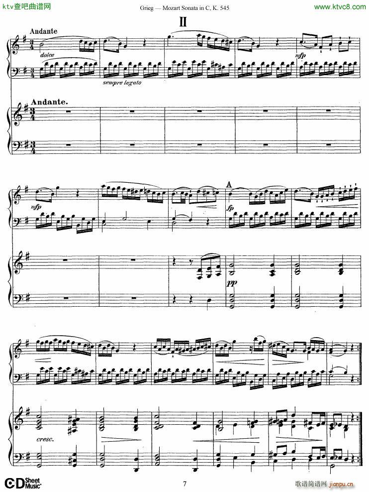 Grieg Mozart sonata KV545 2 pianos(V)7