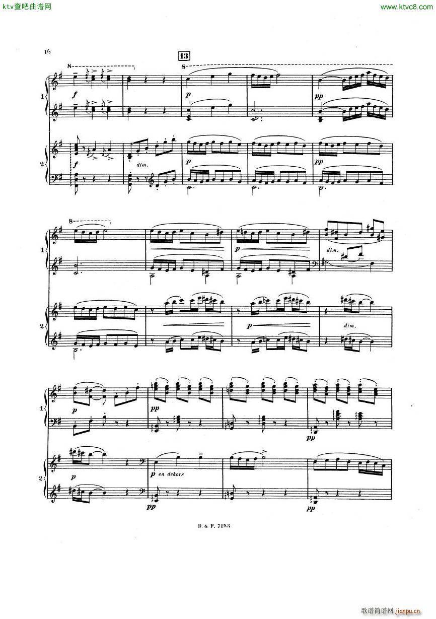 busser debussy Petite Suite 2P(V)16