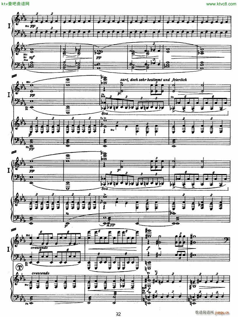 Bruckner Symphony No 4 4 hands arr (V)41
