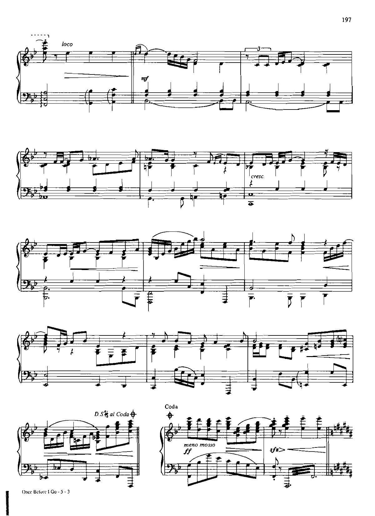 ONCE BEFORE I GO Dan Coates {(dio) (V)3
