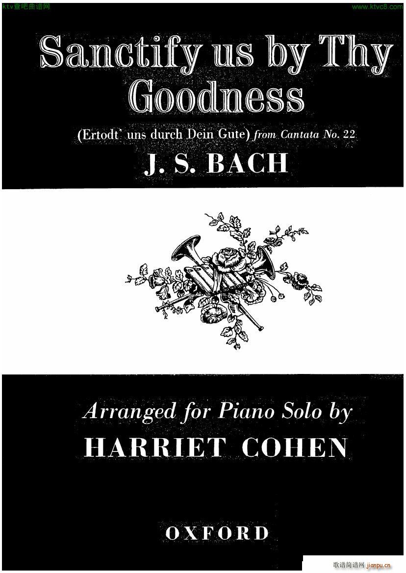 Bach JS BWV 22 Sanctify Us arr Cohen(V)1