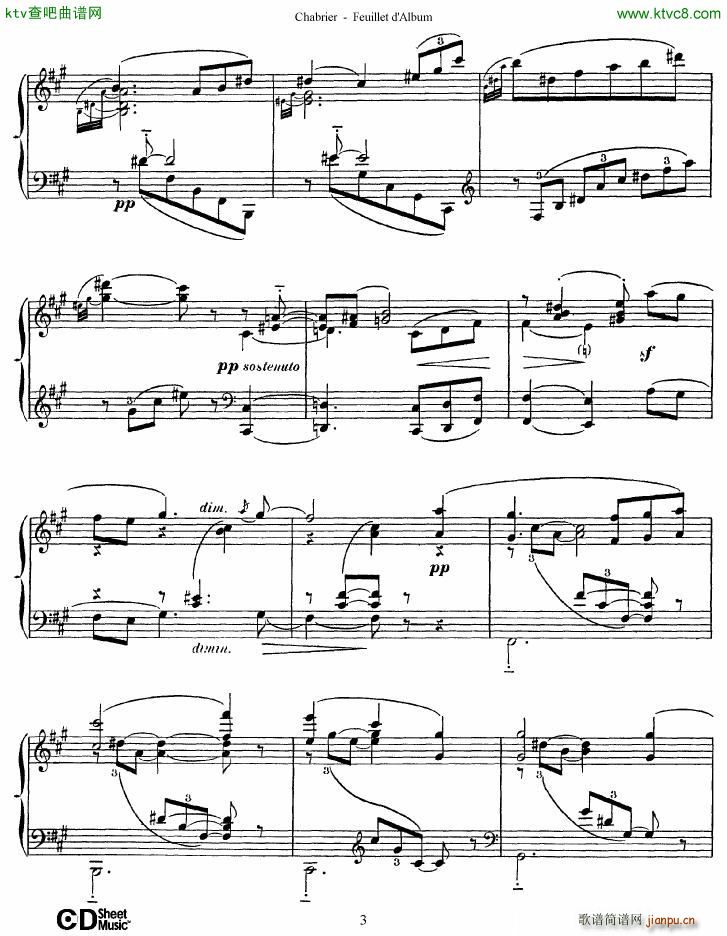 Chabrier Feuillet d lbum(V)3