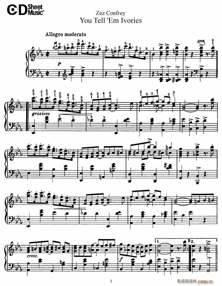 Confrey You Tell Em Ivories(V)1