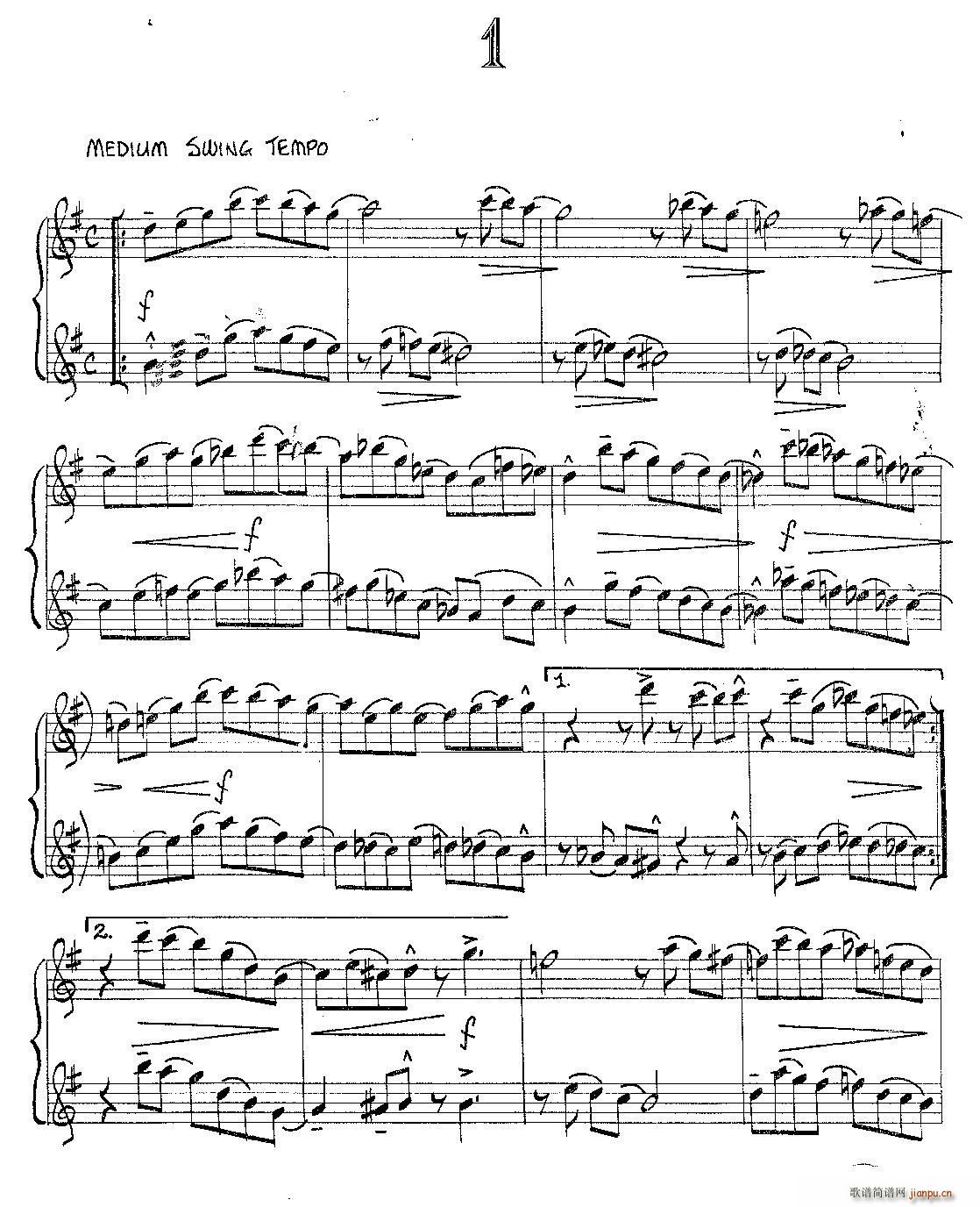 Jazz Conception For Saxophone Duets 1 (V)1