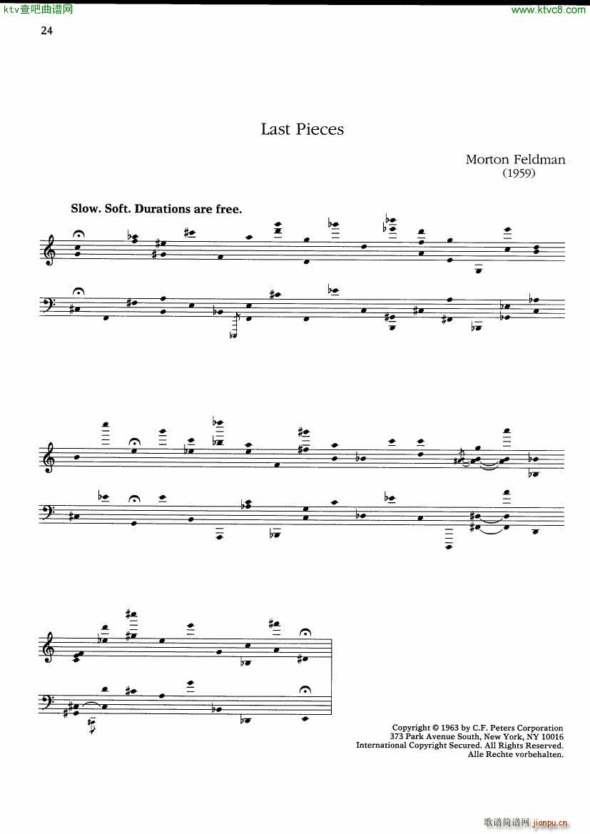 Feldman Last Pieces(V)1