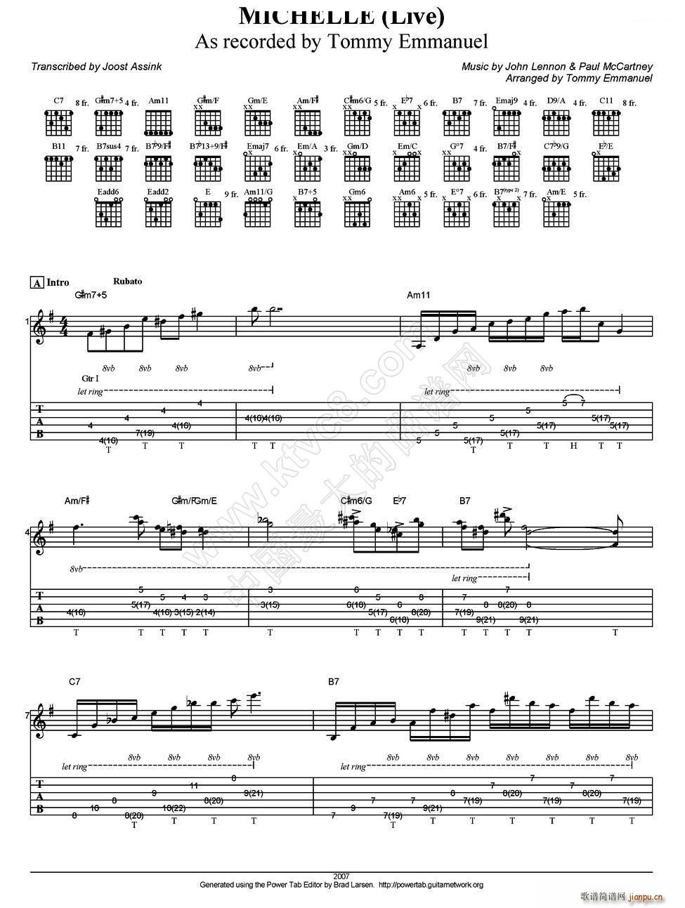 tommy emmanuel michelle live ָ(V)1