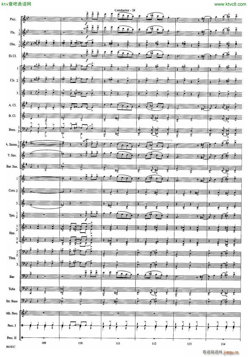 Anderson Sleigh Ride full score(V)20
