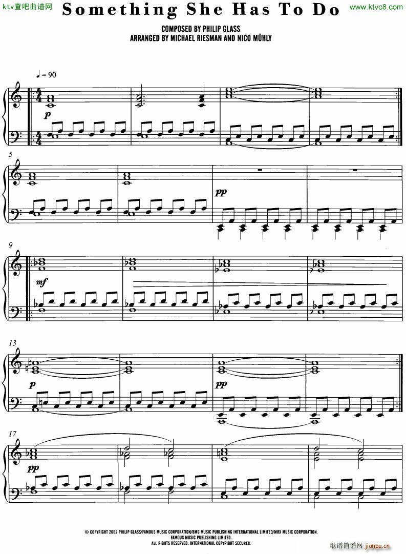 Philip Glass The Hours complete book(V)13