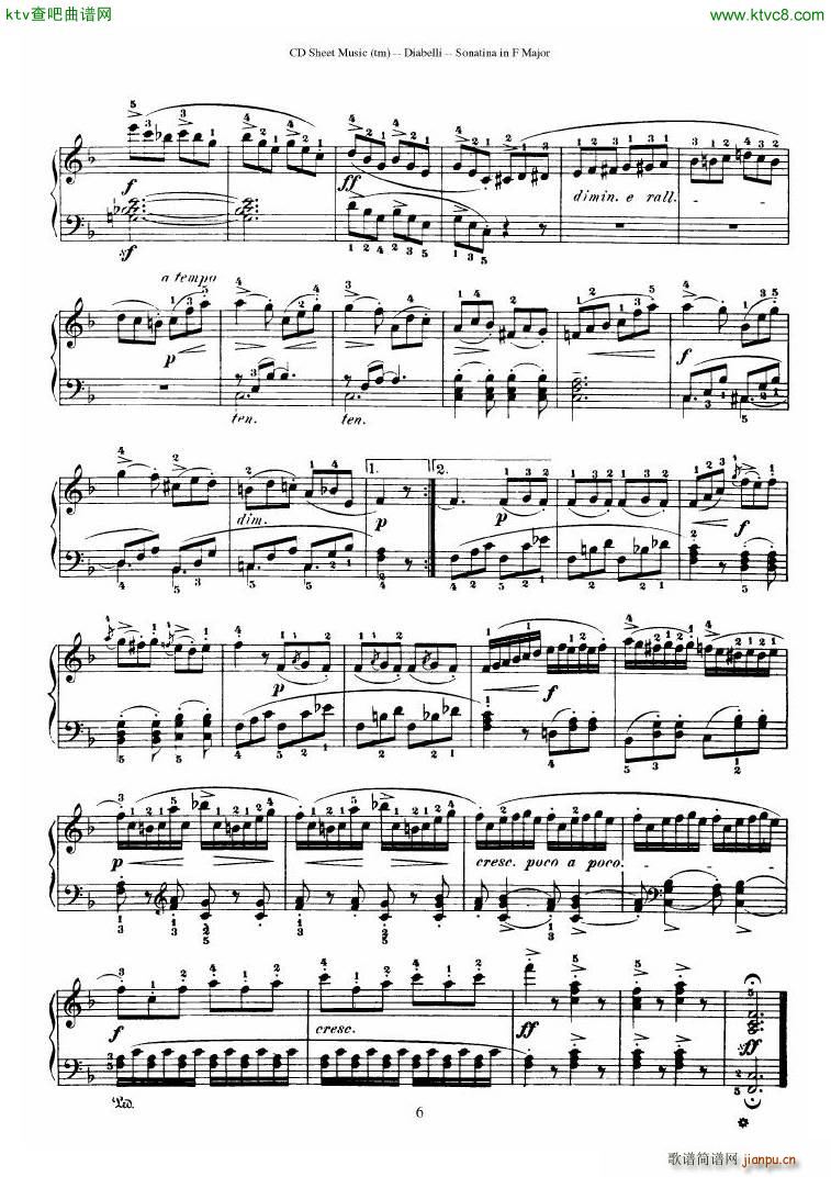 Diabelli Sonatinas Op 151 No 1 4 23P(V)17