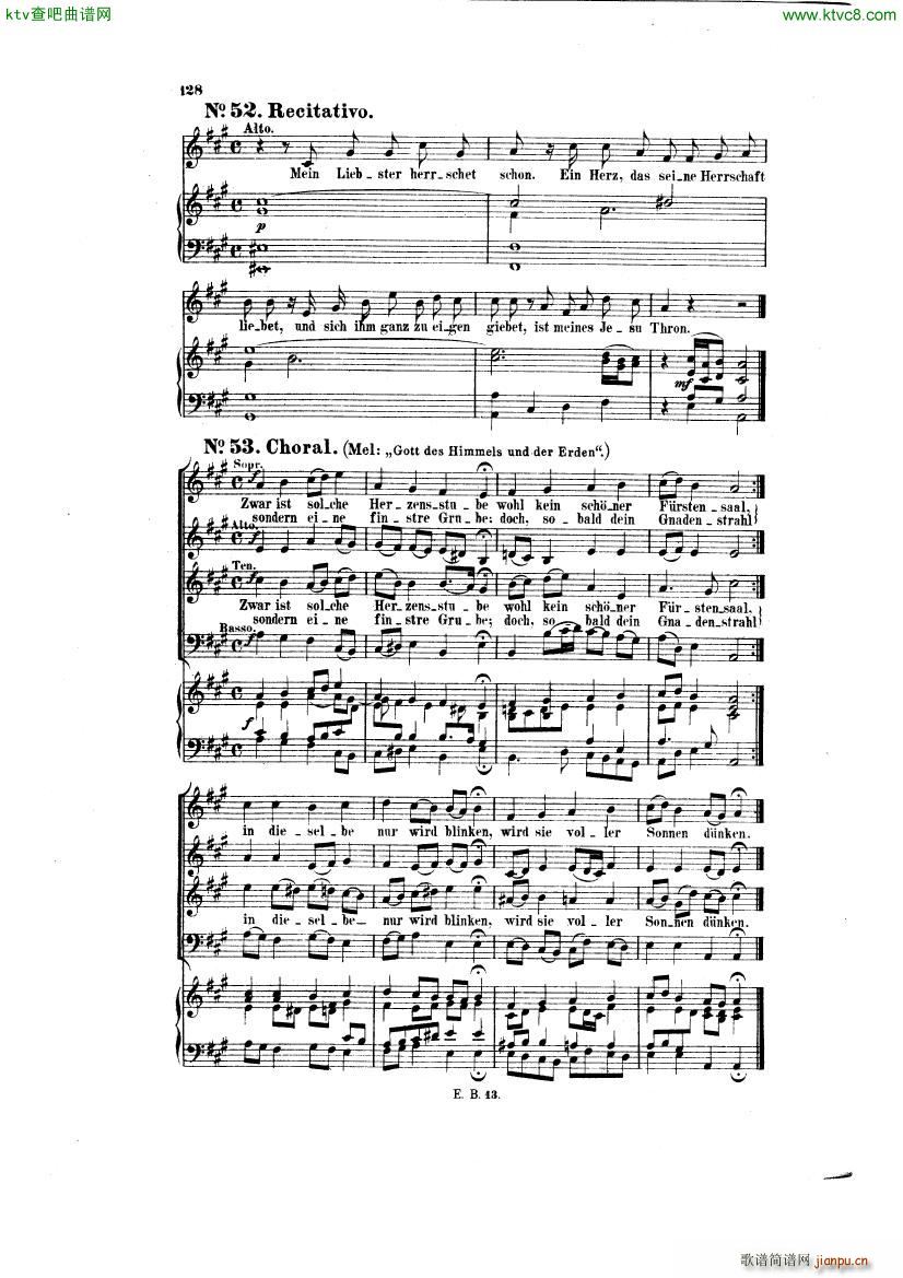 Bach JS BWV 248 Christmas Oratorio No 51 53(V)9