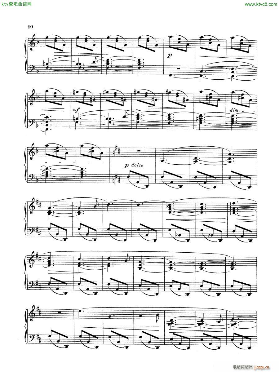 D Albert op 16 no 1 2 Waltz and Scherzo(V)29