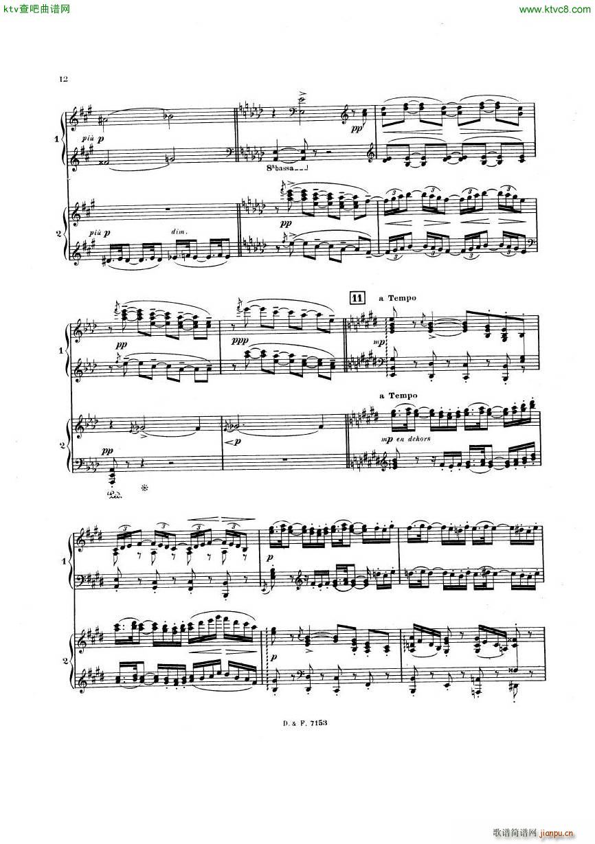 busser debussy Petite Suite 2P(V)12