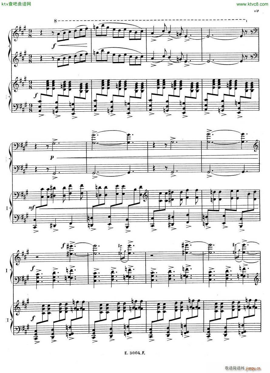 Debussy Ravel 3 Nocturnes 2pno(V)27