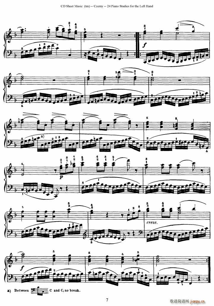 Left Hand Etudes(V)7