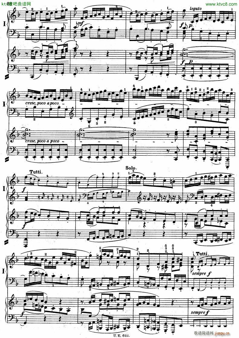 Bach JS BWV 1052 Keyboard Concerto in d ed R ntgen(V)29