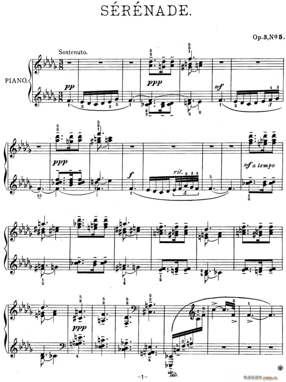լZ СƷ Op 3 No 5 Сҹ bС{(V)1