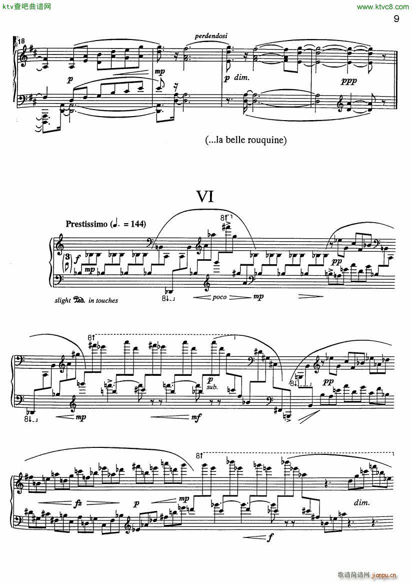 Bolcom 9 Bagatelles(V)10