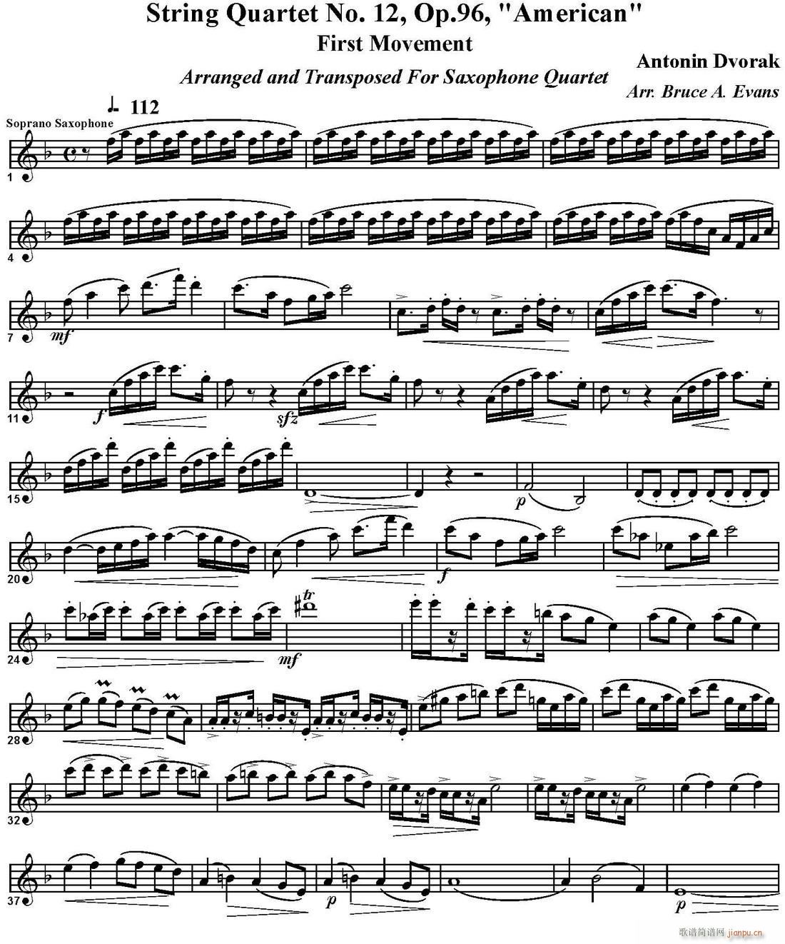 String Quartet No 12 Op 96  _˹(V)1