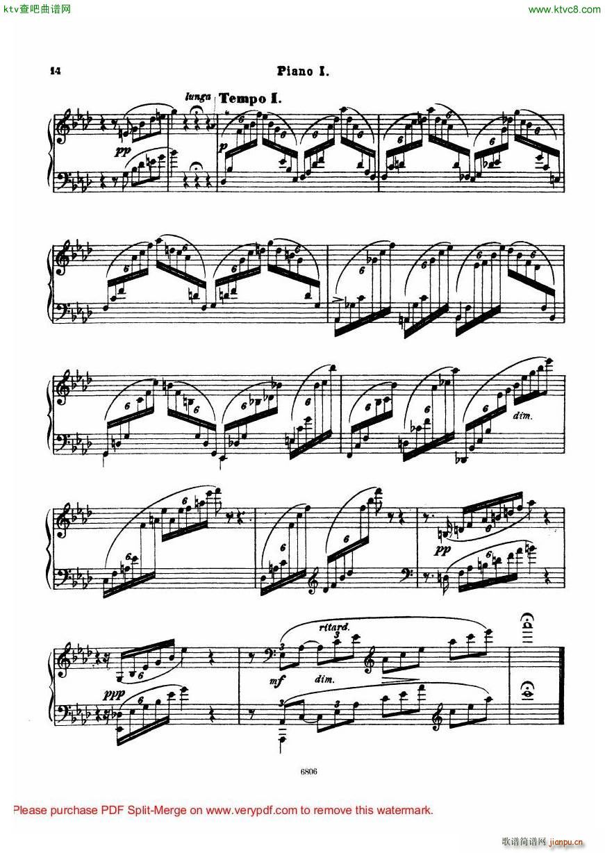 Arensky op 23 Suite No 2 Silhouettes(V)15