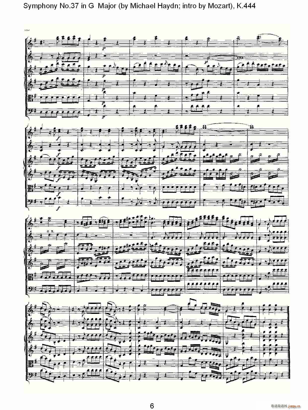 Symphony No.37 in G Major(ʮּ)6