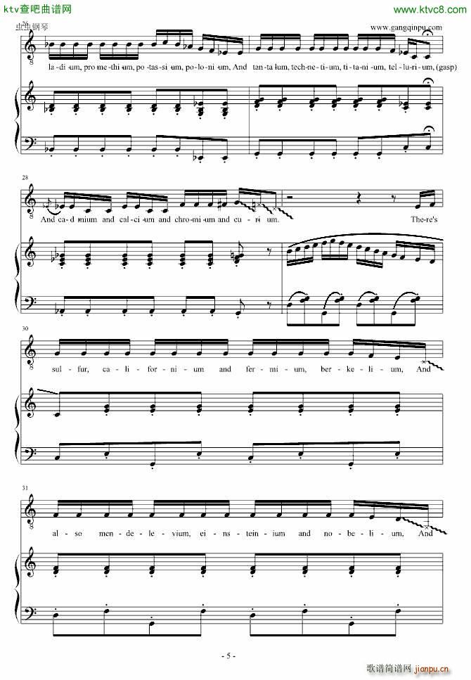 The Element Song Ԫڱ֮(V)5