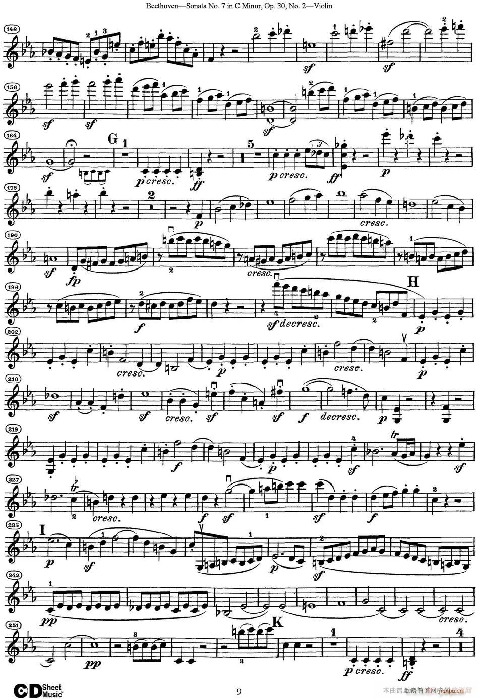 Violin Sonata No 7 in C Minor Op 30 No 2(СV)9
