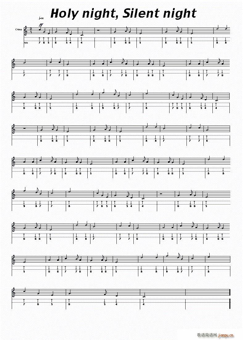 Holy night Silent night ˹(V)1
