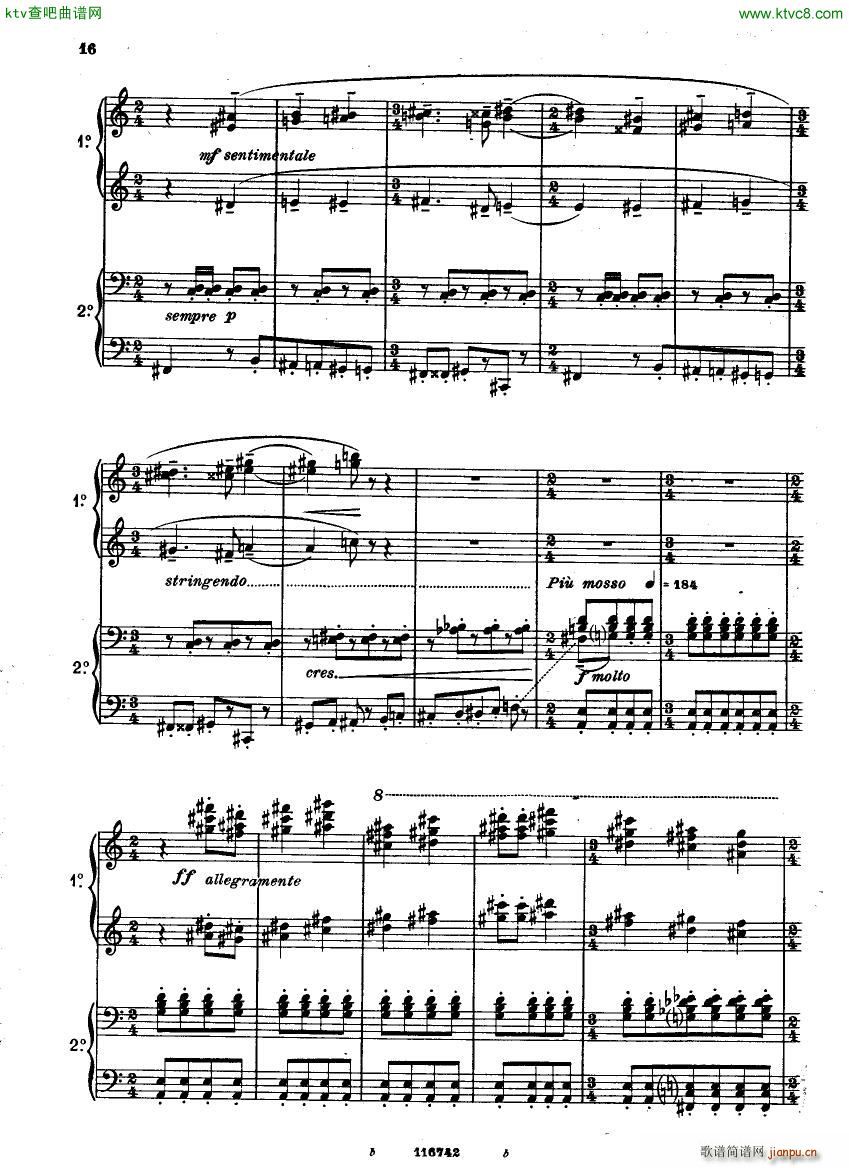 Casella Five Easy Pieces Pupazzetti 4 hands 1915(V)16