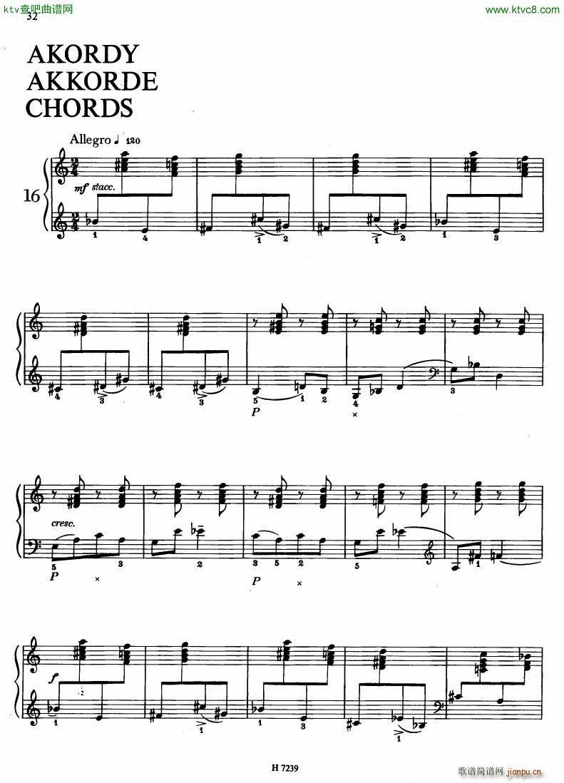 Hurnik piano etudes(V)29